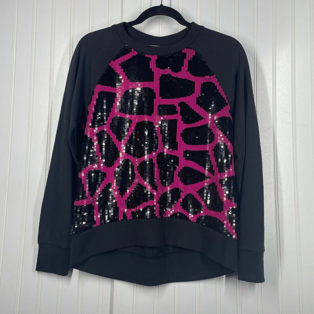 NWOT Michael Kors Women’s XS Black Long Sleeve Crew Neck Pullover Sweater